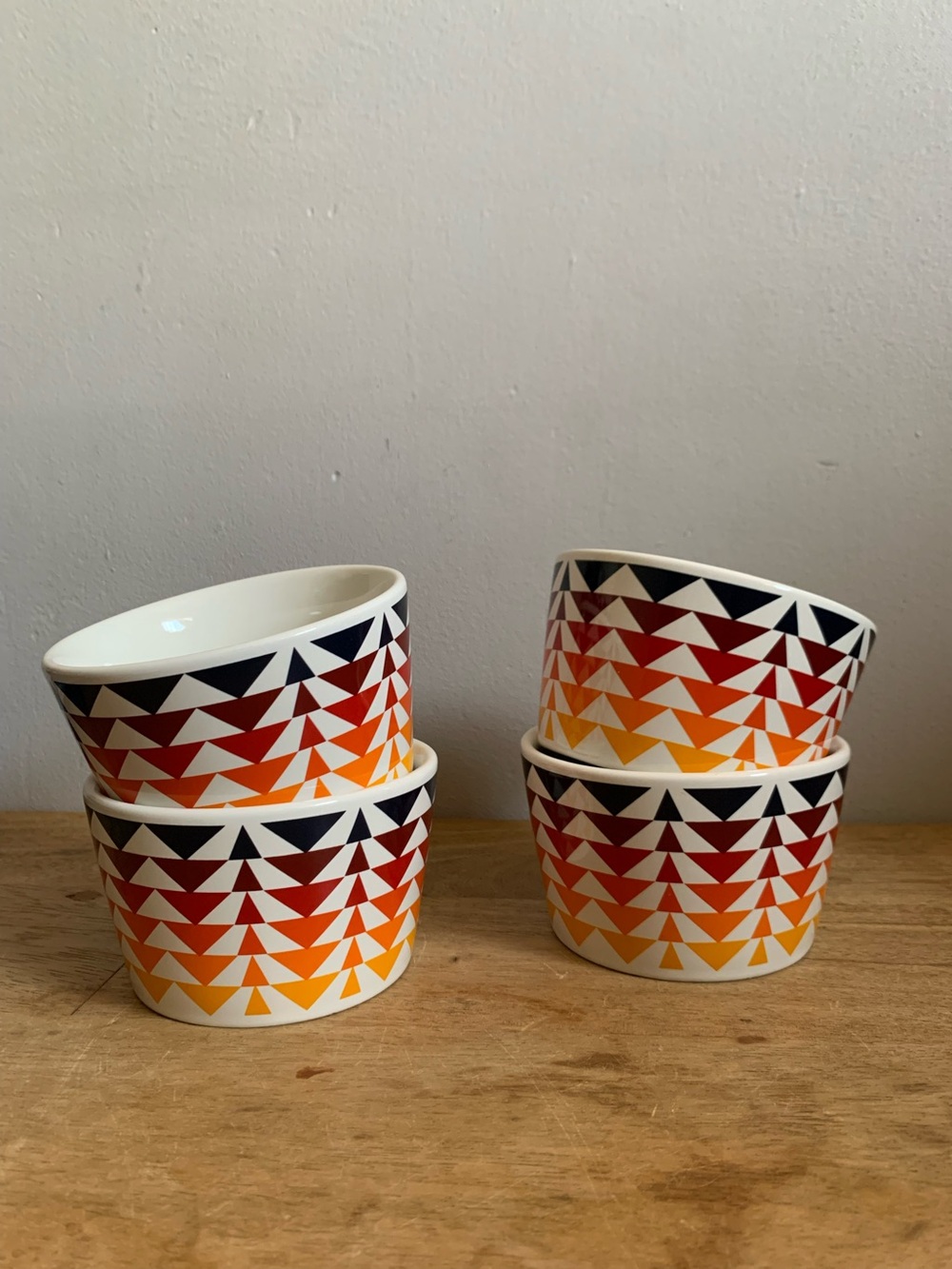 PENDLETON Harding design Western Snack Bowl set of 4